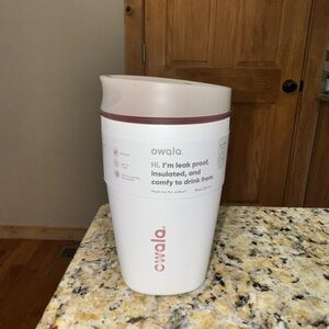 Owala Smooth Sip Slider Insulated Stainless Steel Coffee Tumbler